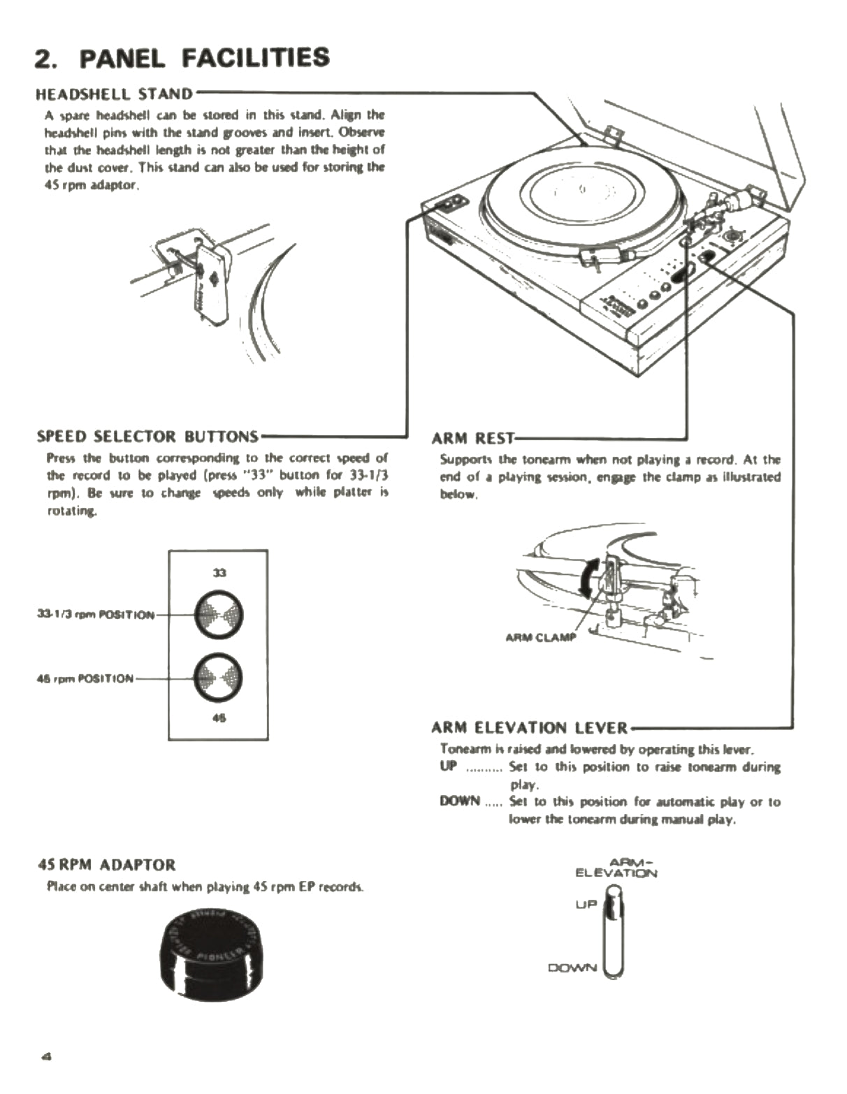 Pioneer PL-117D Turntable Service Manual (Pages: 35)