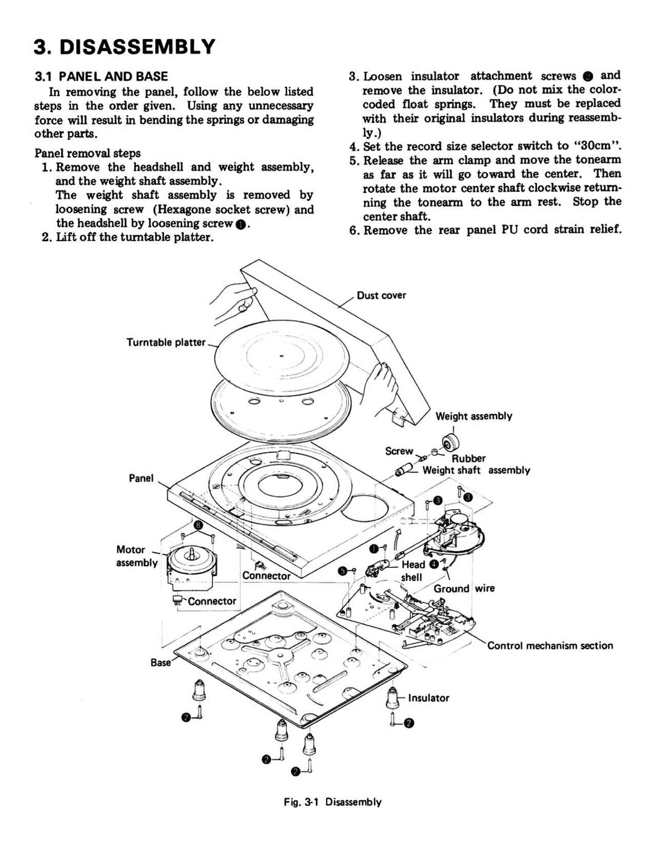 Pioneer PL-5 & PL-420 Turntable Service Manual (Pages: 27)