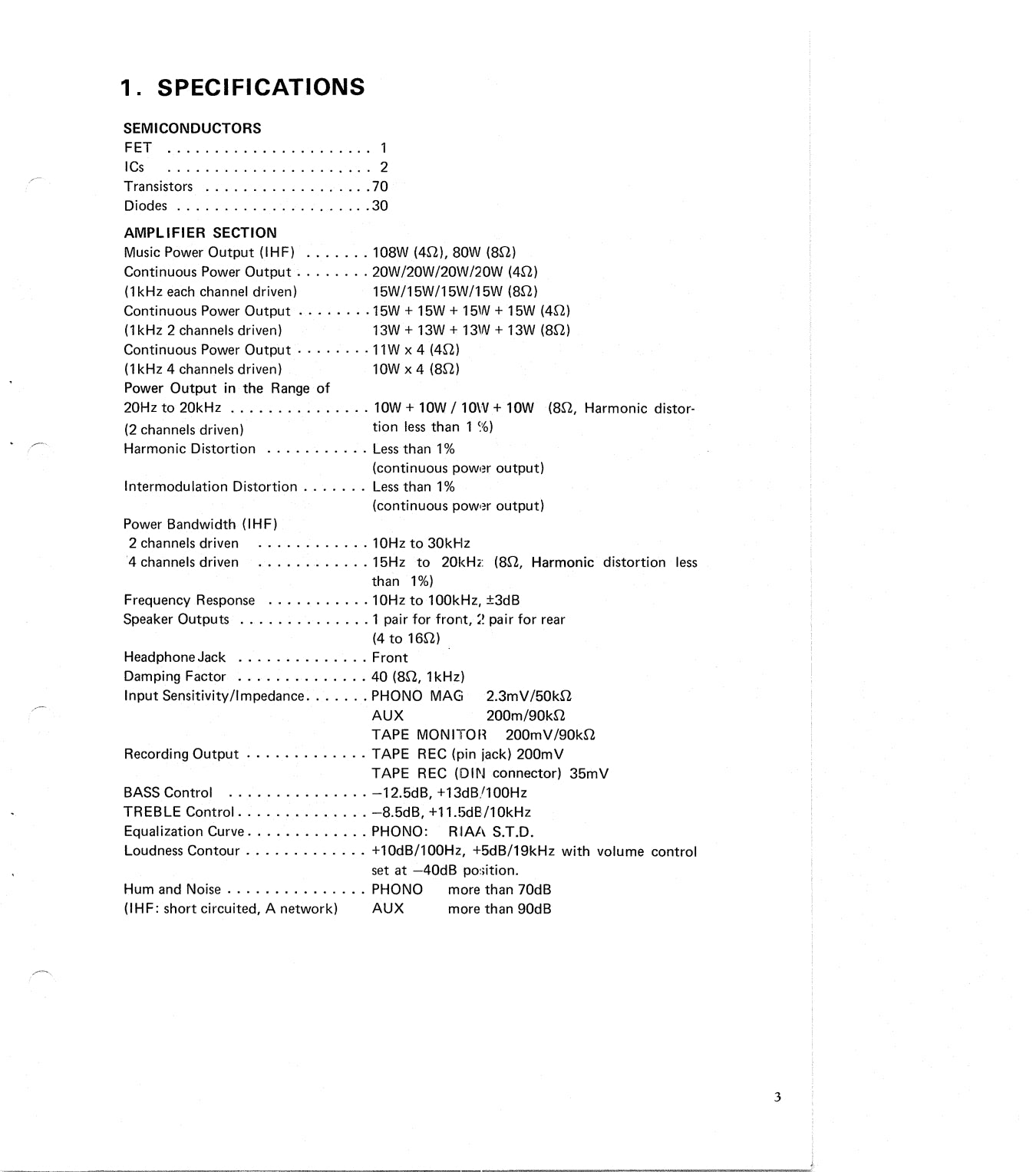Pioneer QX-4000 Four-Channel Receiver Service Manual (Pages: 58)