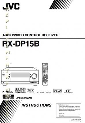 JVC RXDP15B RXDP15BJ DVD Player Operating Manual