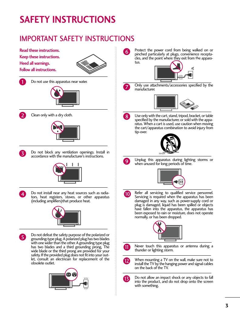 LG 19 LD 350CUA 22 32 320-UA TV Operating Manual