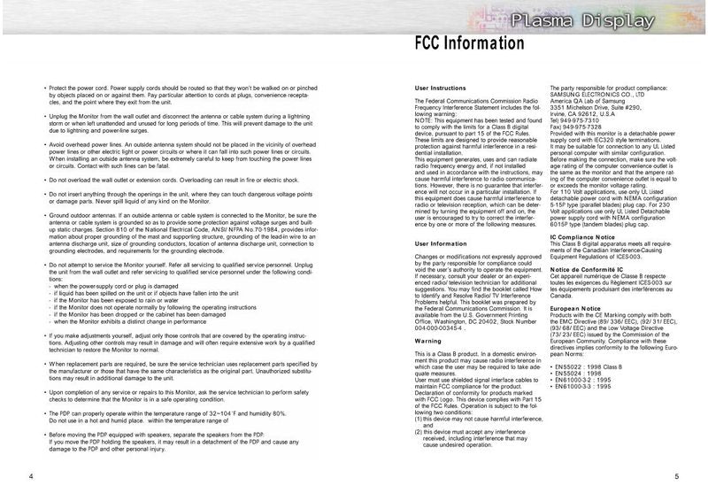 Samsung HLS5687WX TV Operating Manual