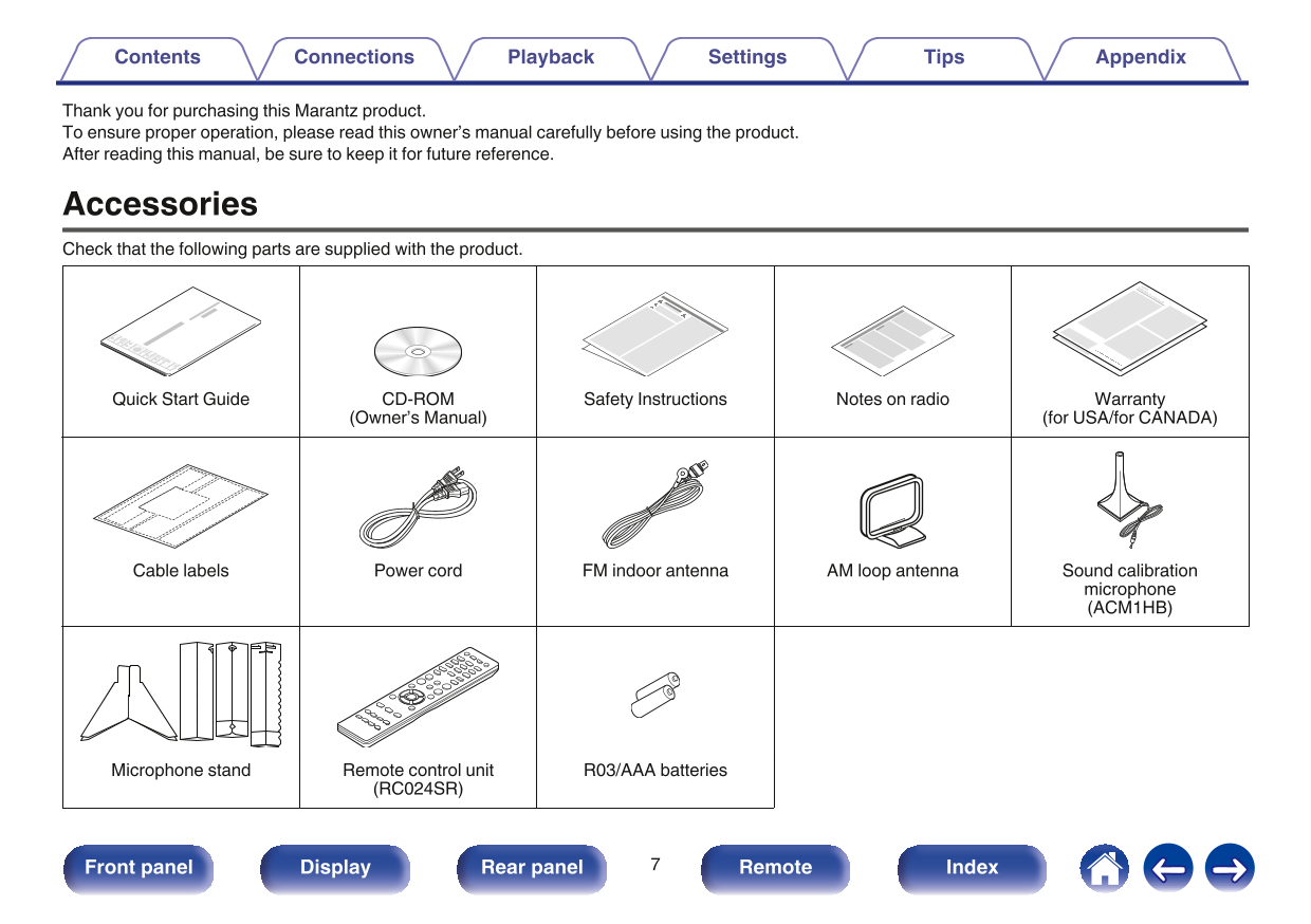 Marantz SR5009 AV Receiver Owner/ User Manual (Pages: 277)