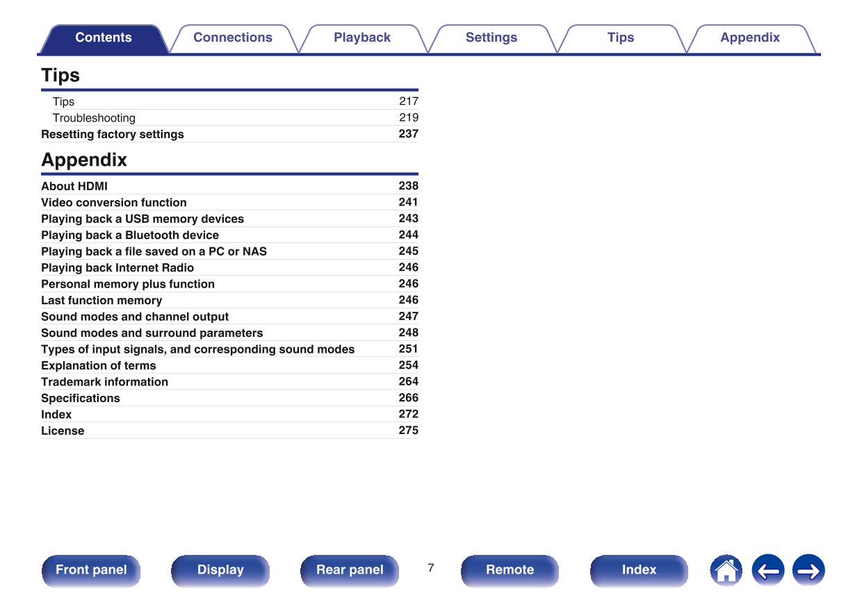 Marantz SR6009 AV Receiver Owner/ User Manual (Pages: 282)