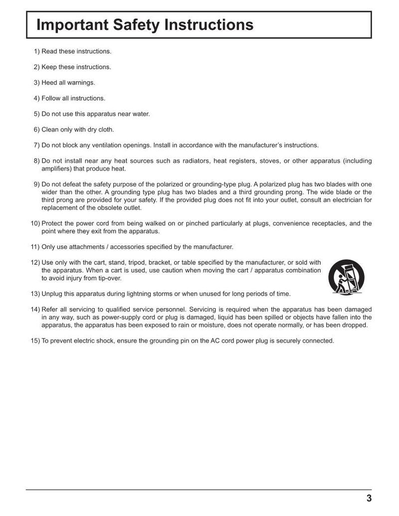 Panasonic TH37PH10UKOM TV Operating Manual