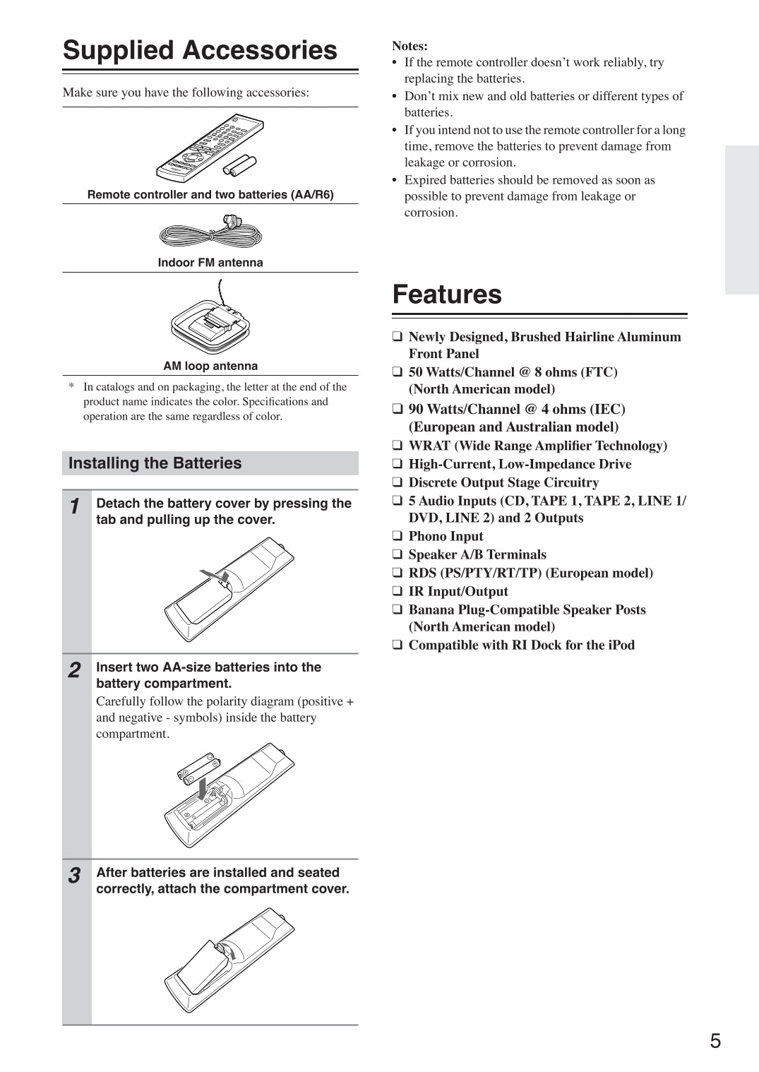 Onkyo TX-8255 Audio Receiver Owner's/ User Manual (Pages: 36)