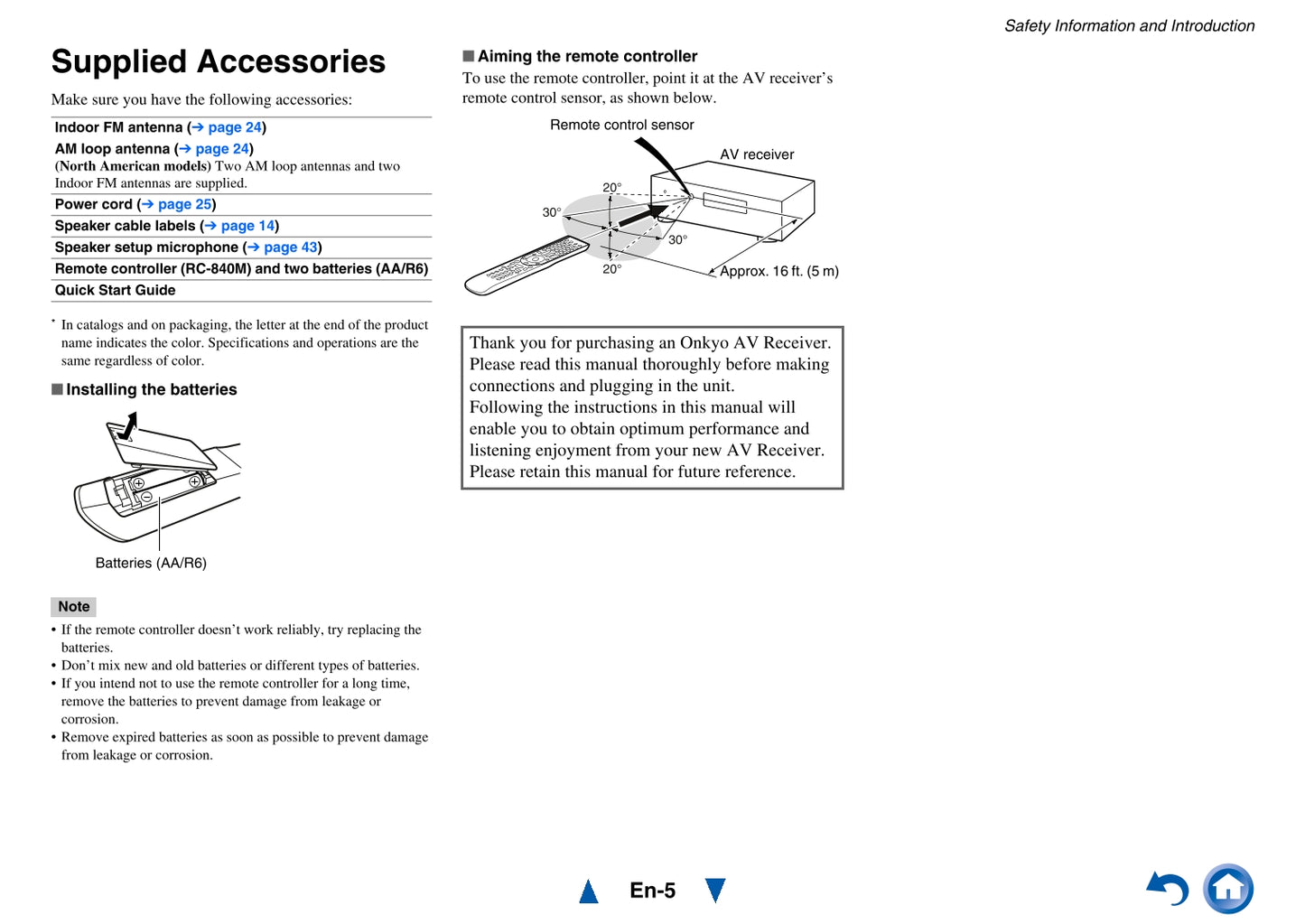 Onkyo TX-NR3010 & TX-NR4010 Audio Receiver Owner's/ User Manual (Pages: 168)