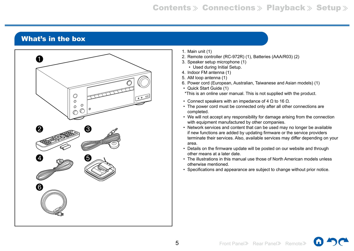 Onkyo TX-NR696 Audio Receiver Owner's/ User Manual (Pages: 159)