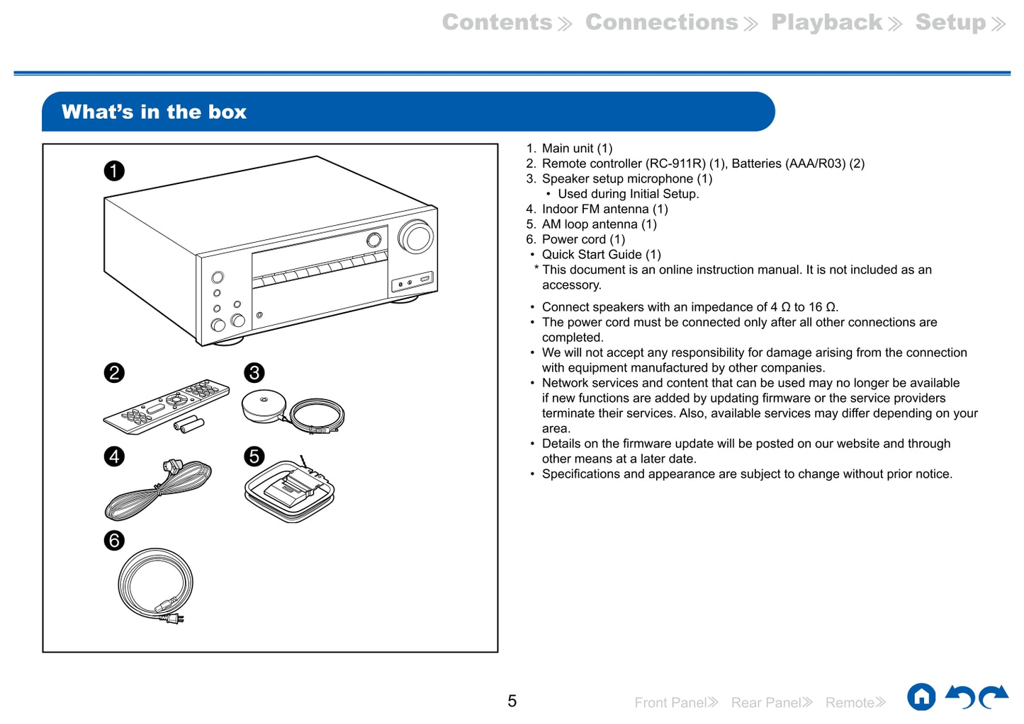 Onkyo TX-RZ630 Audio Receiver Owner's/ User Manual (Pages: 152)
