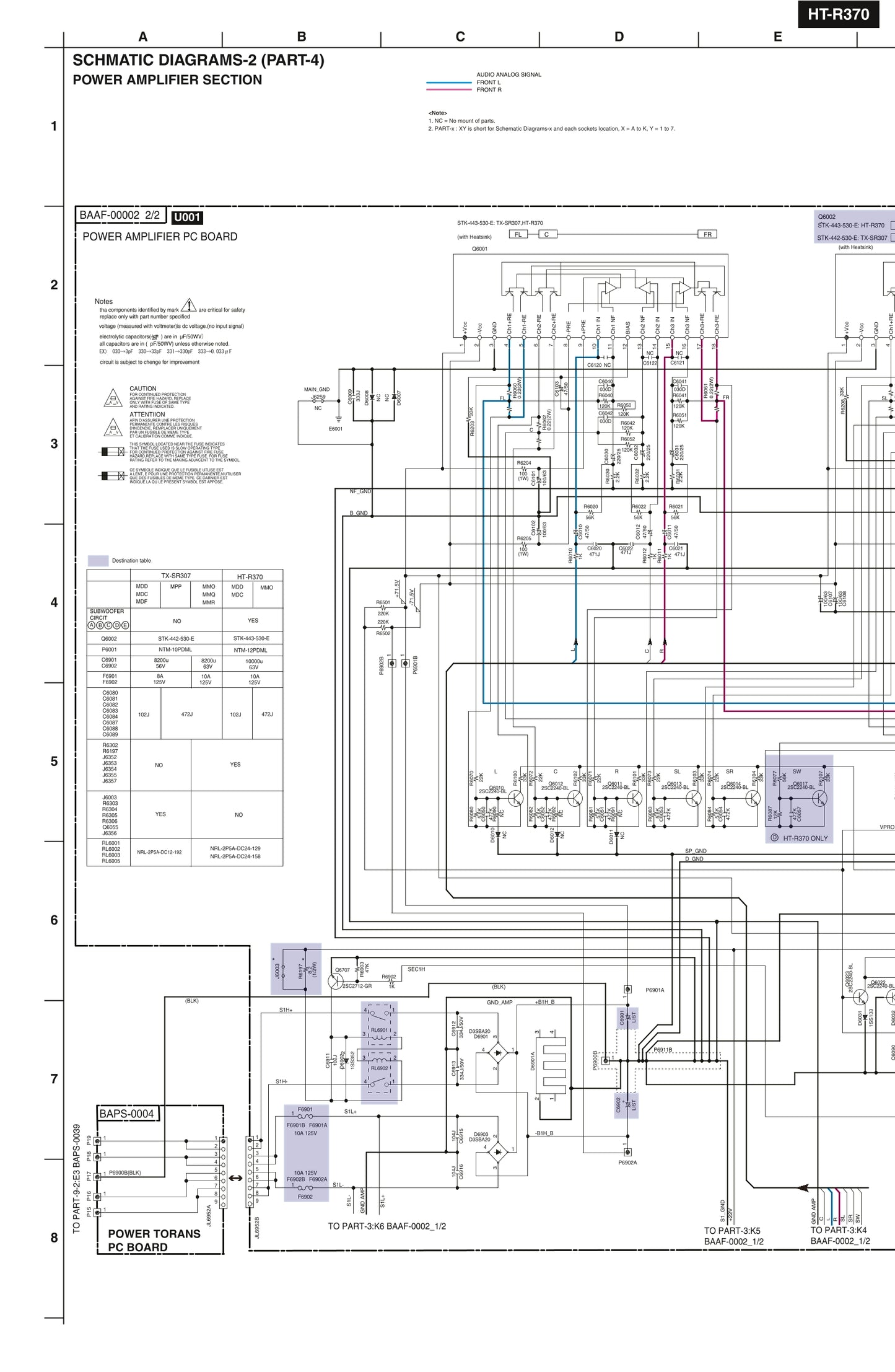 Onkyo TX-SR307 AV Receiver Service Manual (Pages: 80)