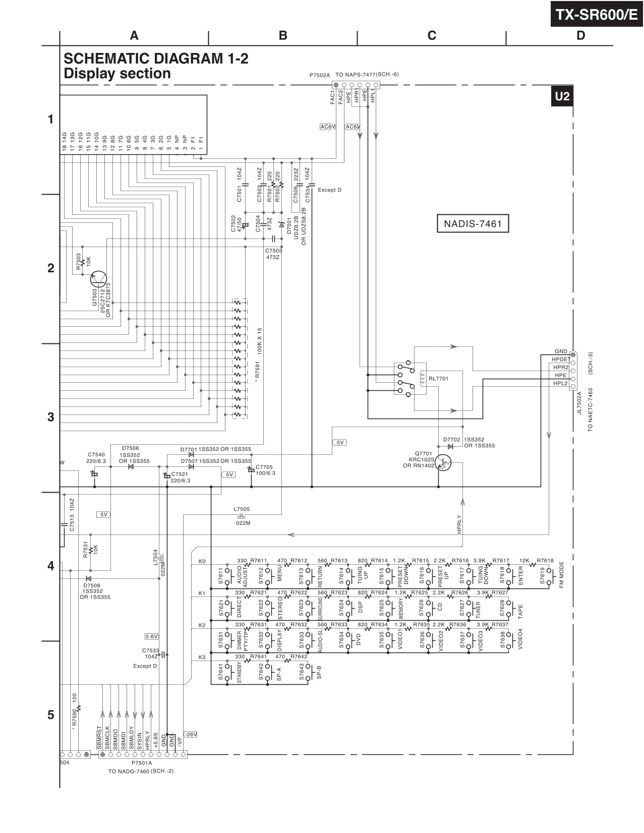 Onkyo TX-SR600 AV Receiver Service Manual (Pages: 63)