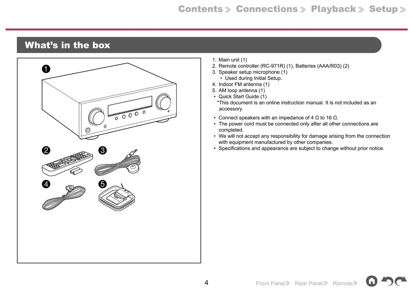 Pioneer VSX-834 Receiver Owner/ User Manual (Pages: 104)