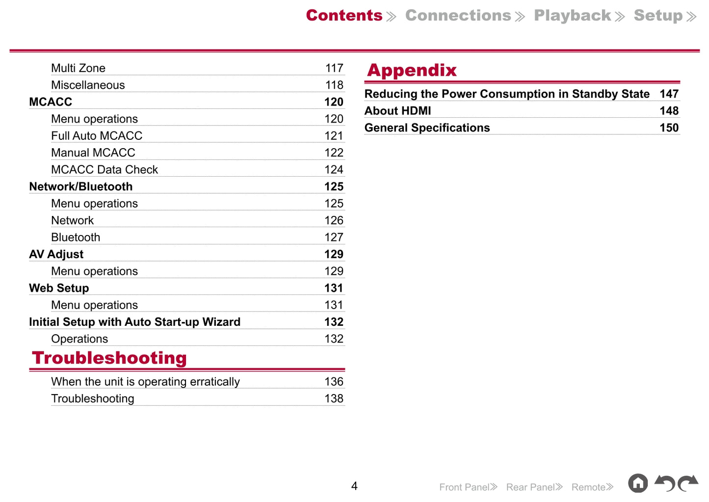 Pioneer VSX-934 Receiver Owner/ User Manual (Pages: 153)