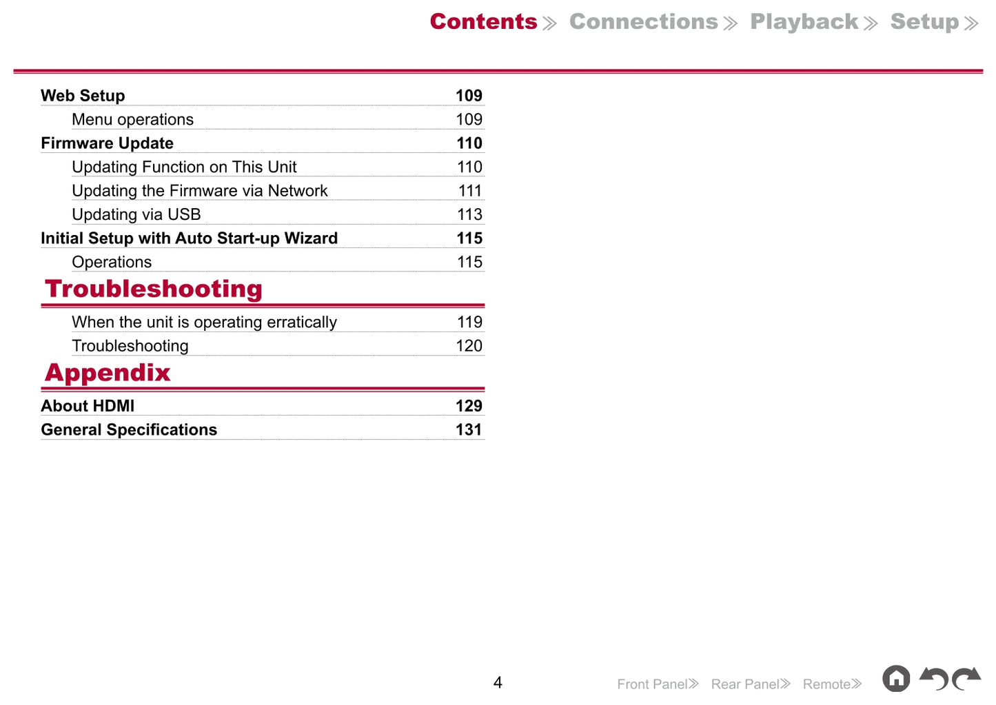 Pioneer VSX-LX103 Receiver Owner/ User Manual (Pages: 134)