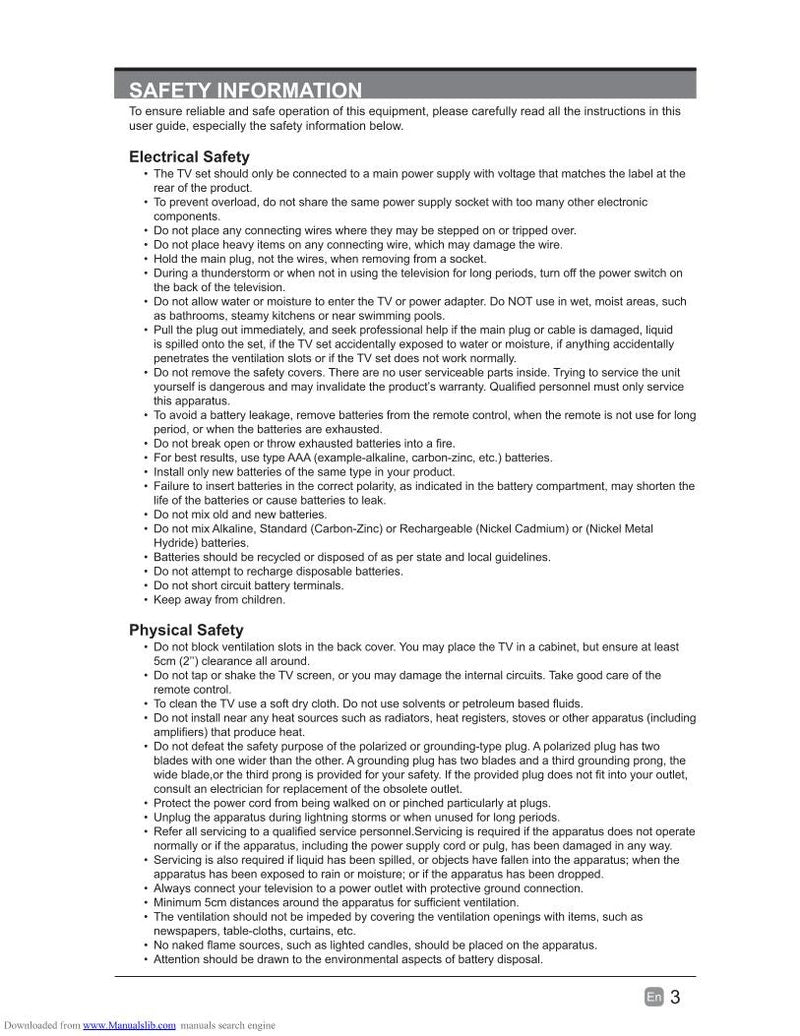 Westinghouse WD43UB4530 TV Operating Manual