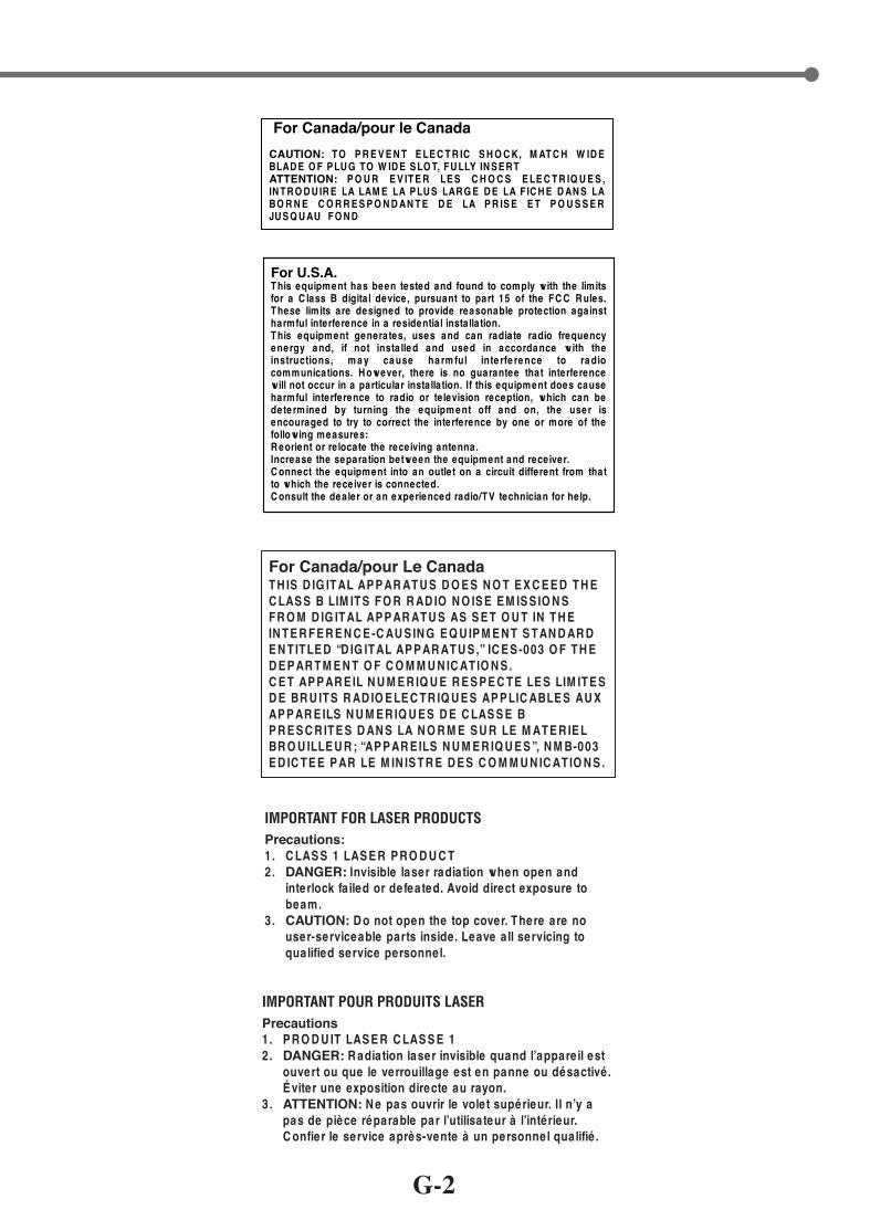 JVC XLR910SL Audio System Operating Manual