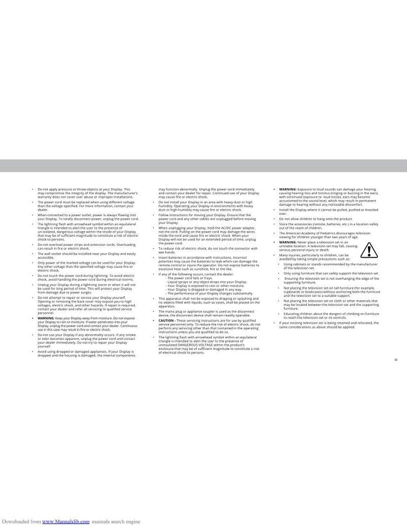 Vizio E55-E1 E60-E3 E65-E0 TV Operating Manual