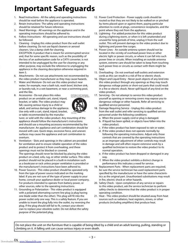 Magnavox GDV228 MG 9 DVD/VCR Combo Player Operating Manual