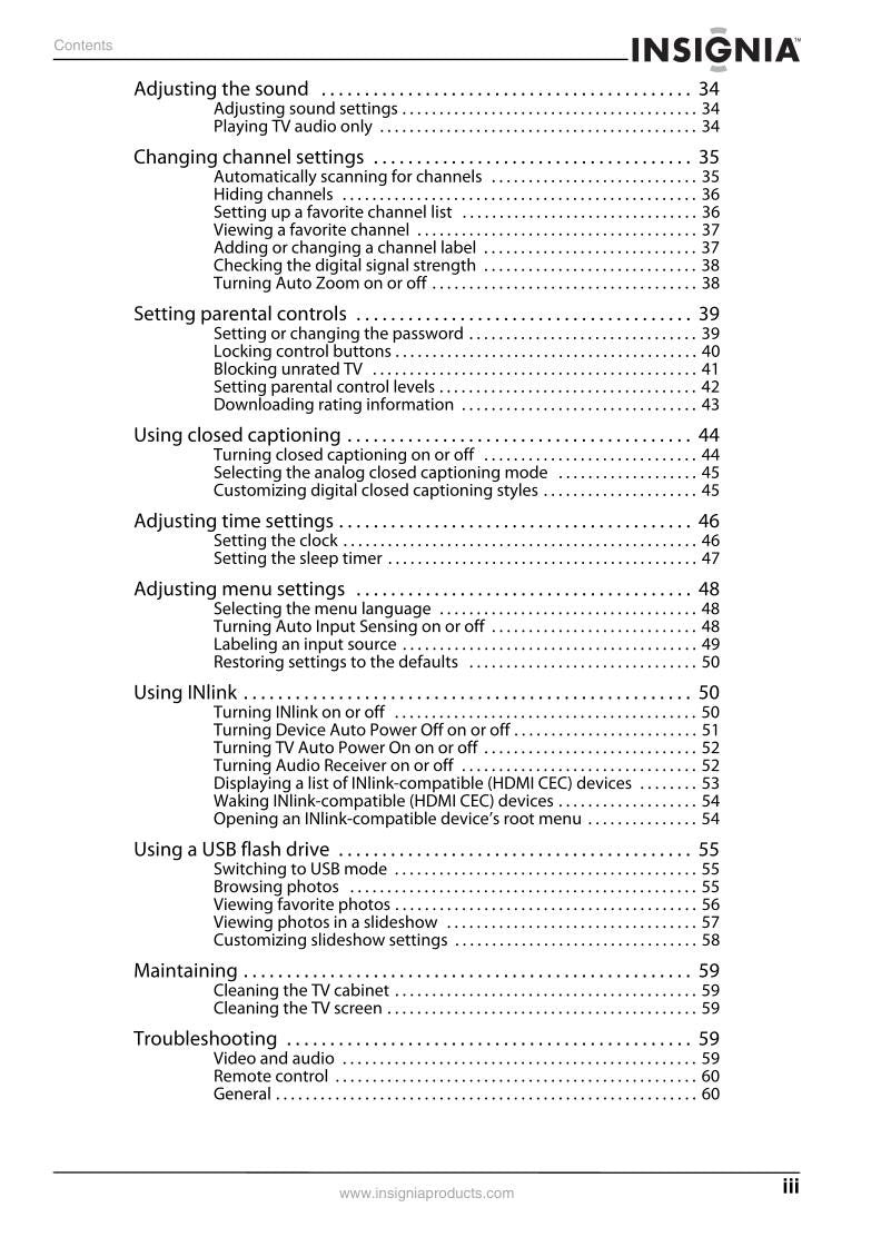 Insignia NS24 E 730A12OM TV Operating Manual