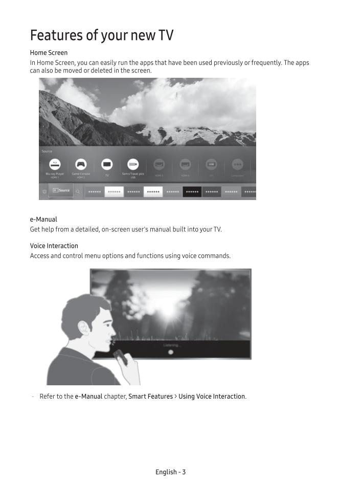 Samsung UN65KS8000FOM TV Operating Manual