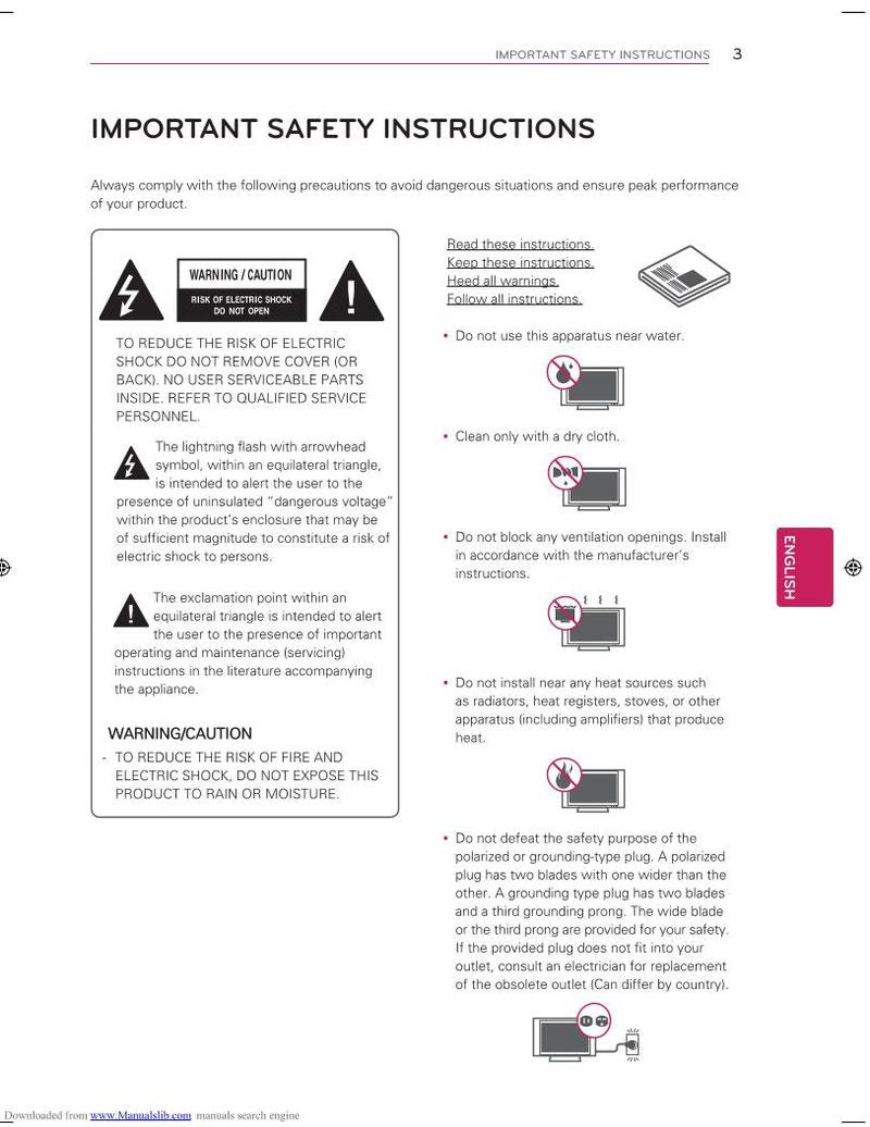 LG 55 LM 7600UA TV Operating Manual