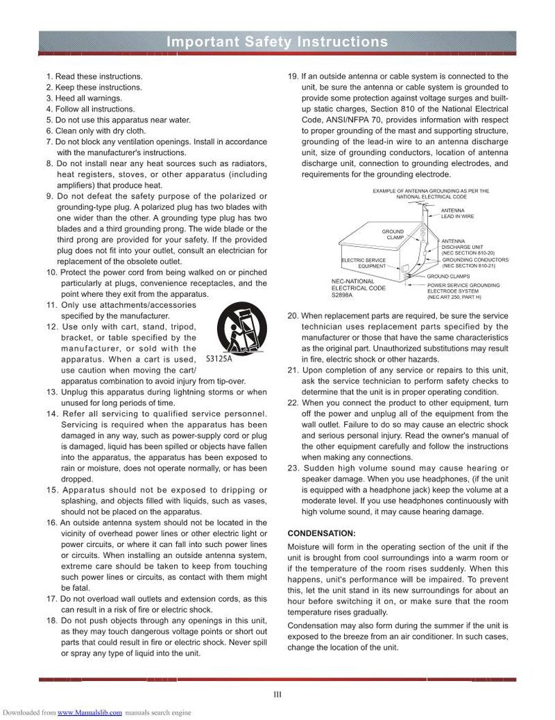 Hisense LTDN46 V 86USOM TV Operating Manual