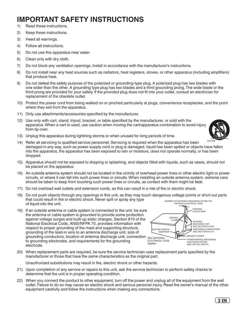 Hitachi LE32 M 4S9 TV Operating Manual