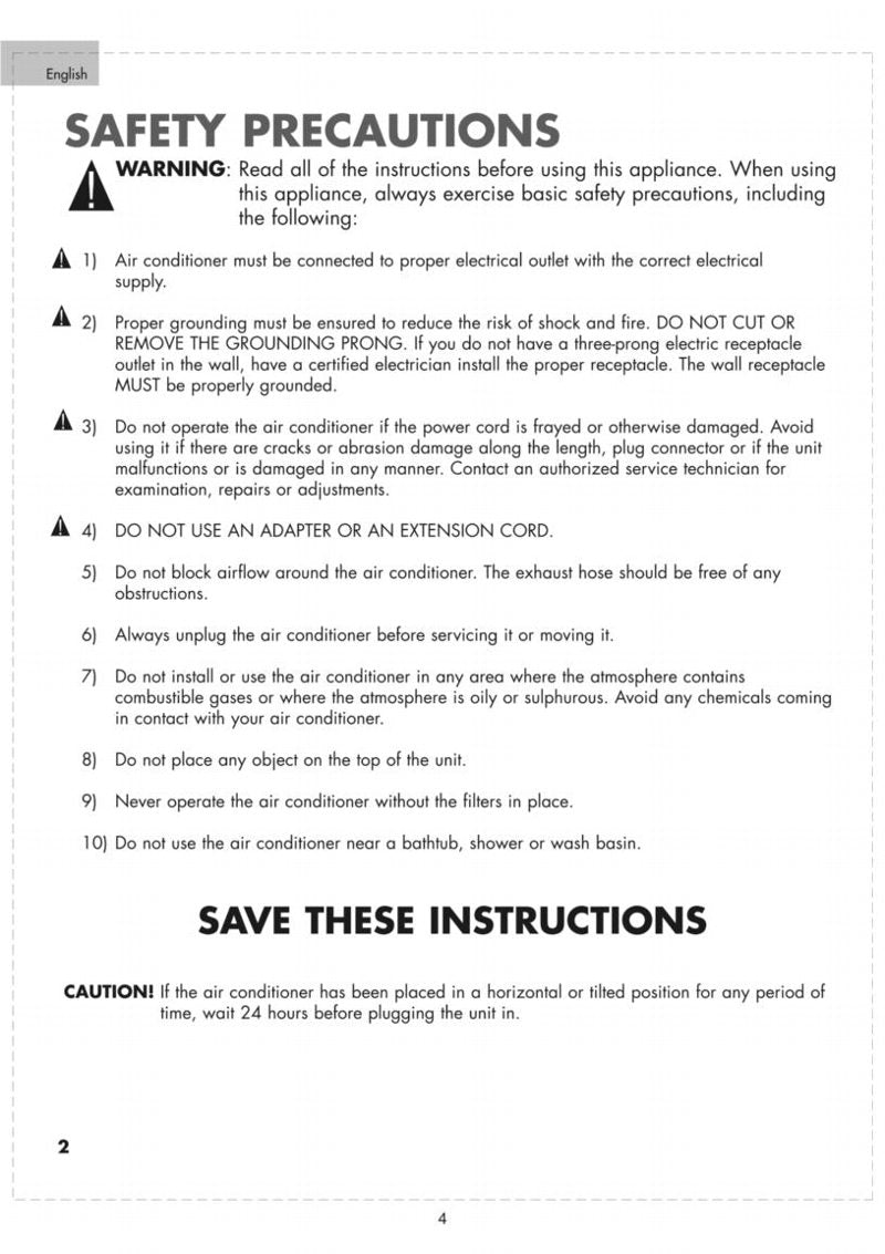 Haier HPB10 XCR Air Conditioner Unit Operating Manual