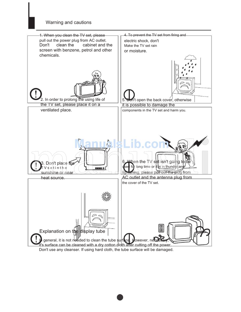 Haier 29F6B-T 29T6B-T (27 pages) TV Operating Manual