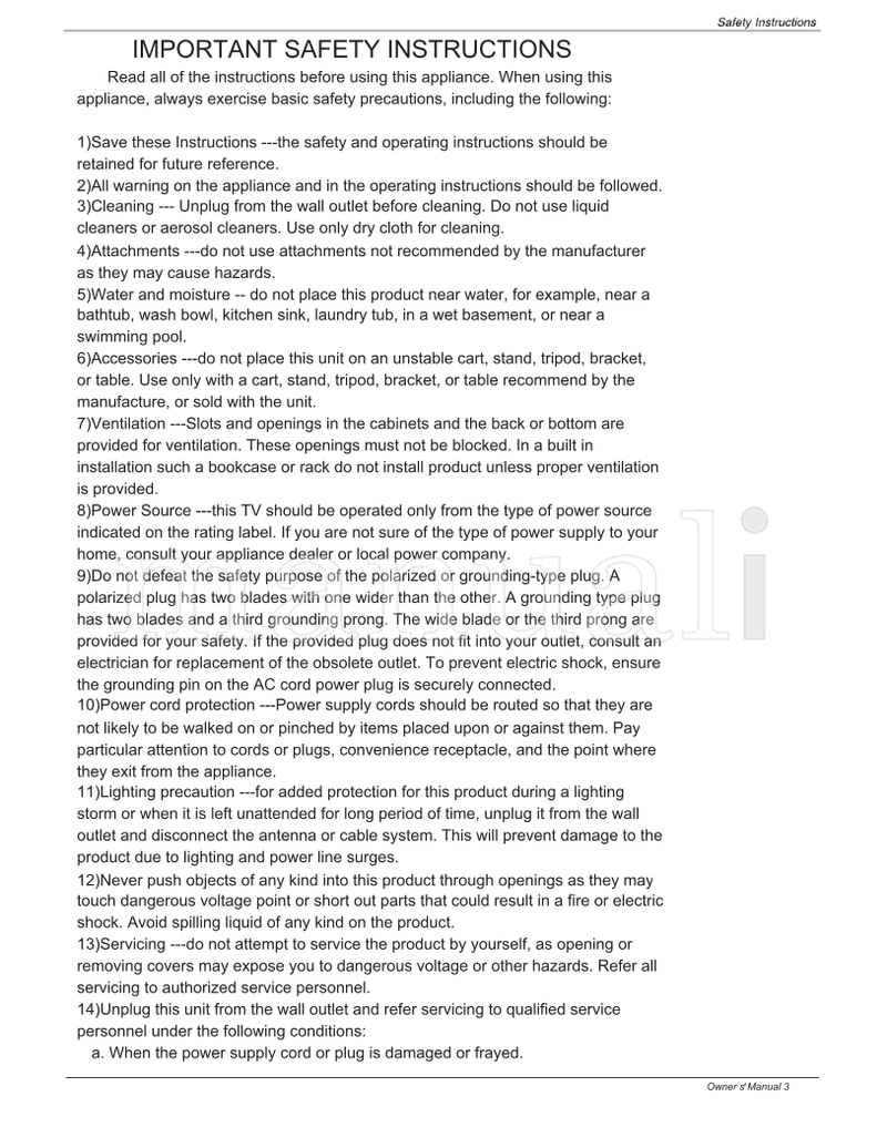 Haier 42EP25BAT 42EP25SAT 42HP25BAT 42HP25SAT 50HP25BAT (51 pages) TV Operating Manual