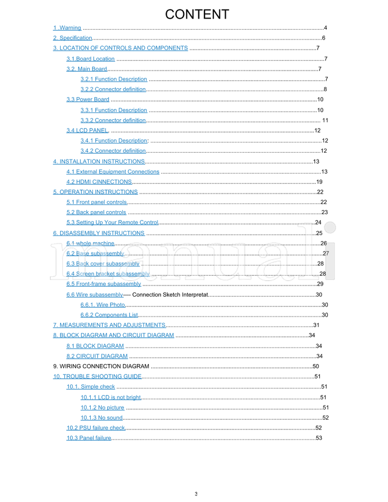 Haier HL32R-B TV-8888-135 (54 pages) TV Service Manual