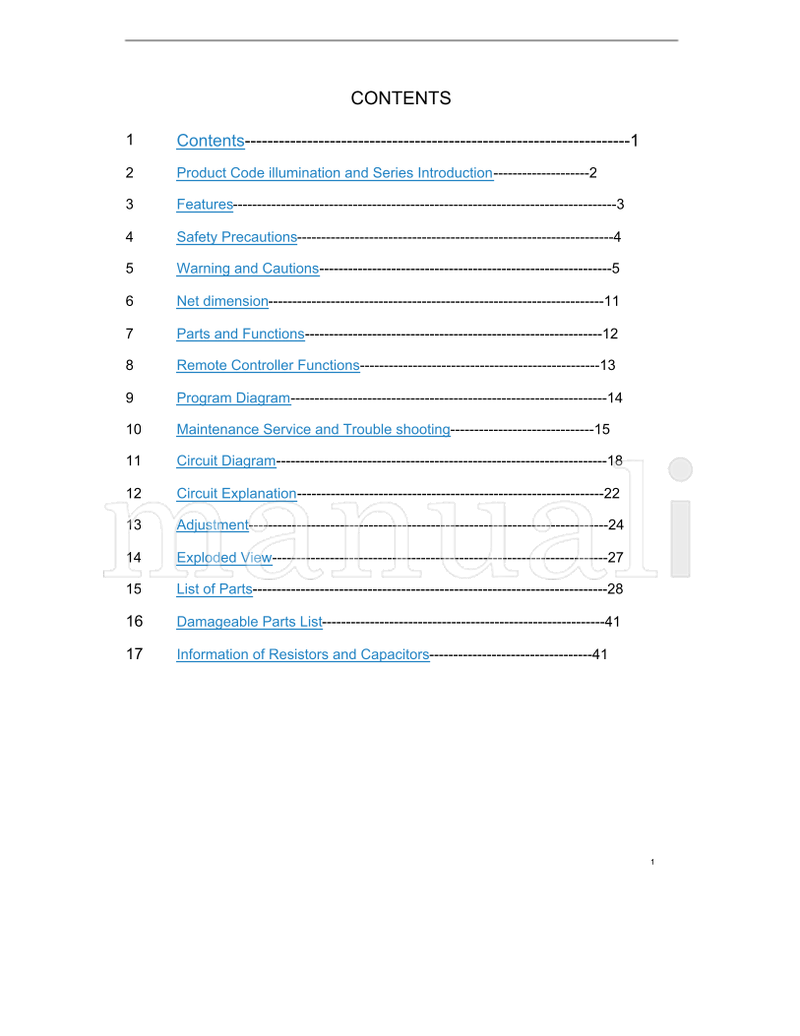 Haier HTX29S31S (30 pages) TV Service Manual
