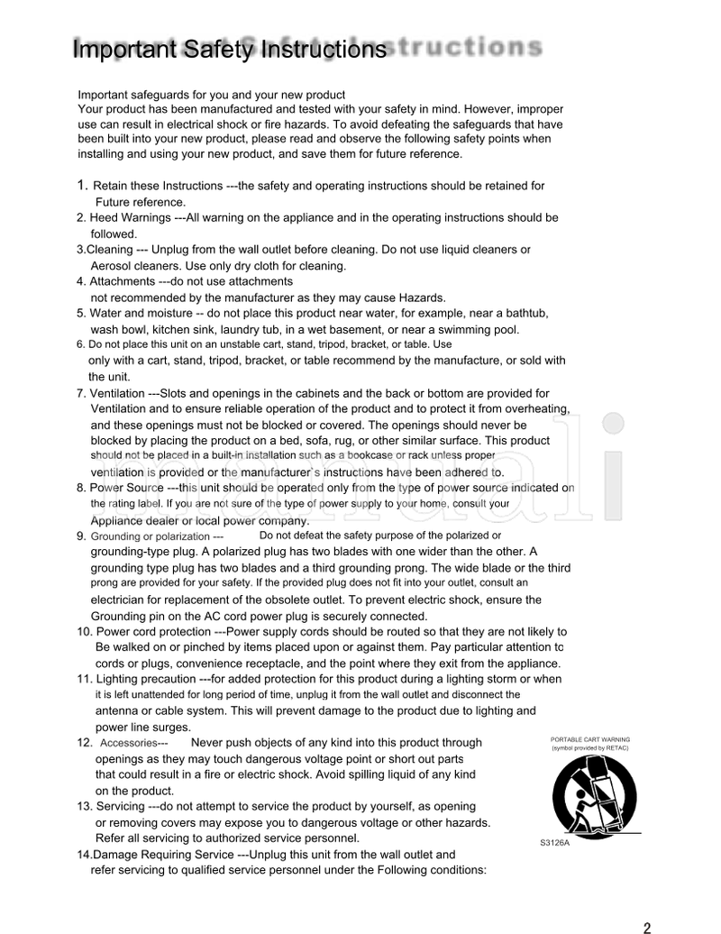 Haier L26A16 L32A16 L37A16 L42A16 L26A18 L32A18 L37A18 L42A18 (38 pages) TV Operating Manual