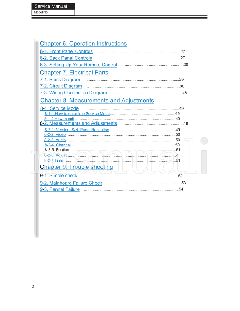 Haier TV1012S002V0 LD42K3 MST6I48 (56 pages) TV Service Manual