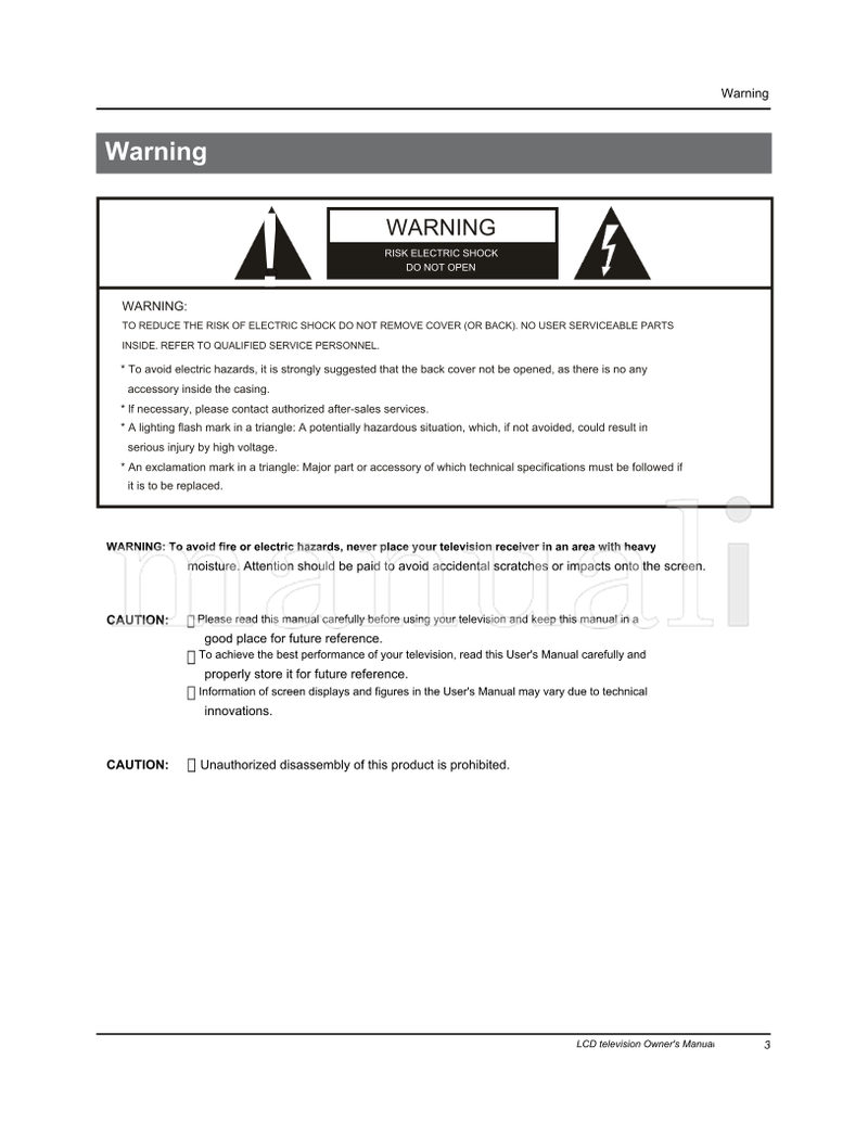 Haier LE24T3 L24K3 (27 pages) TV Operating Manual