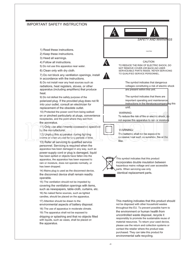 Haier LE39B50 (16 pages) TV Operating Manual