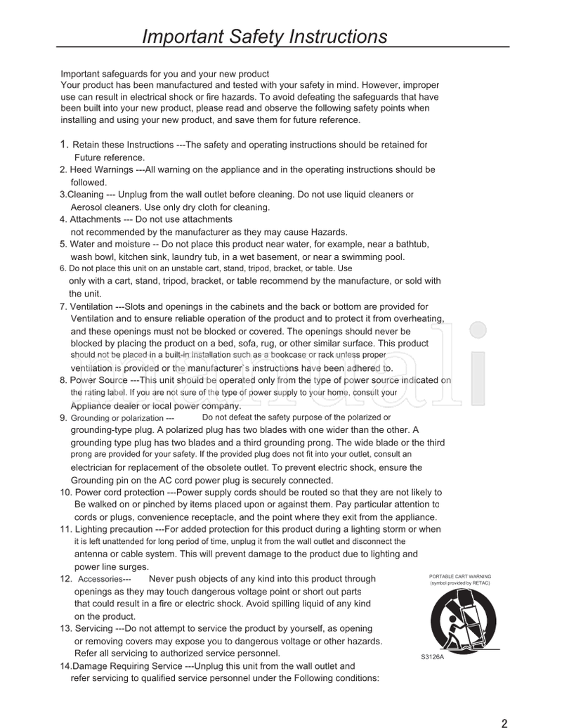 Haier P42LV6-T1 P50V6-A8 (48 pages) TV Operating Manual