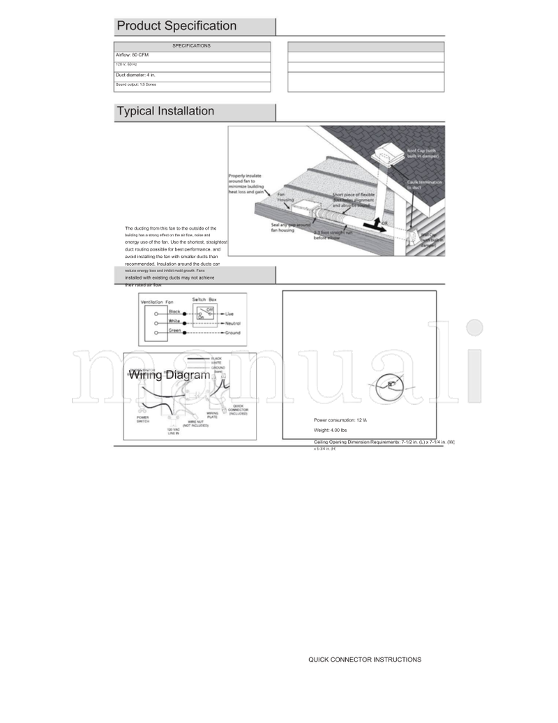 Hampton Bay HAMPTON BAY 7134-01 (26 pages) Ceiling Fan Operating Manual