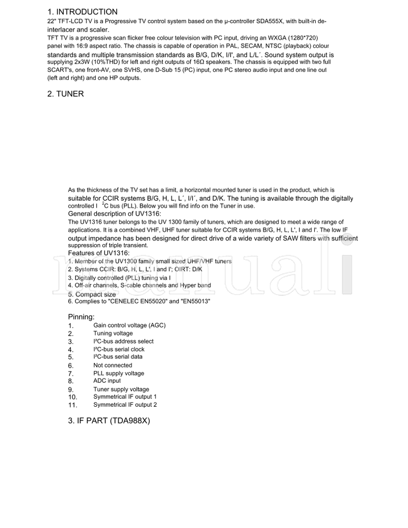 Hitachi 22LD4200 22LD4200UK (63 pages) TV Service Manual