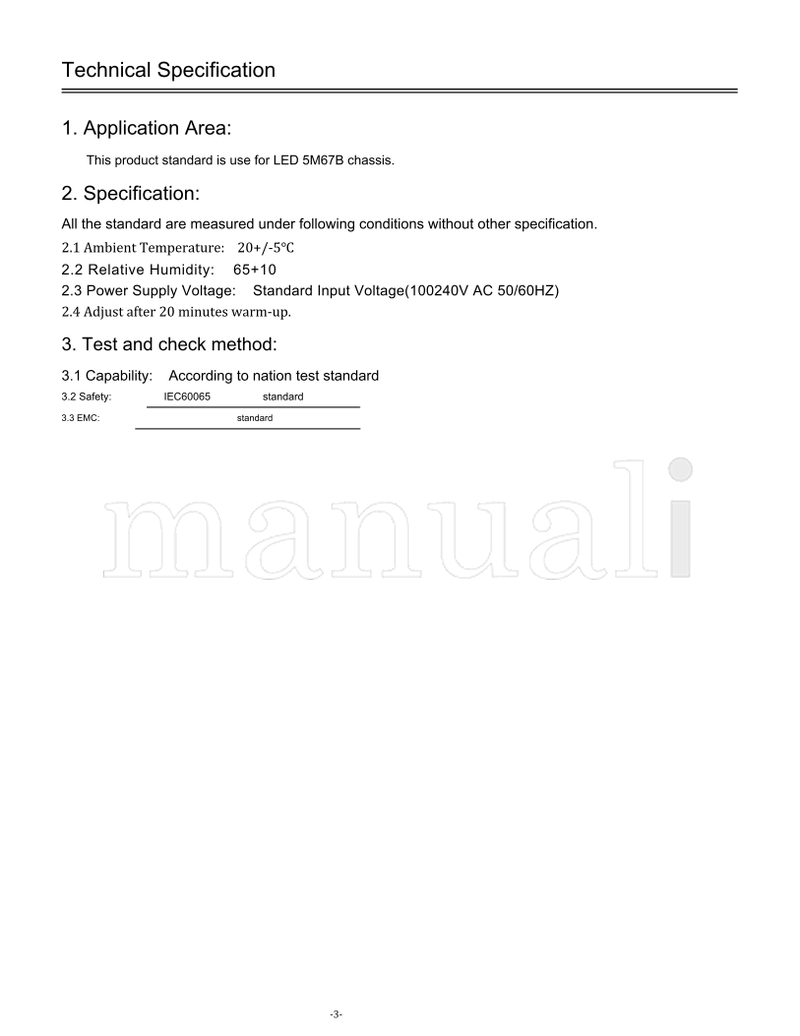 Hitachi 5M67B SIZEA4 (98 pages) TV Service Manual