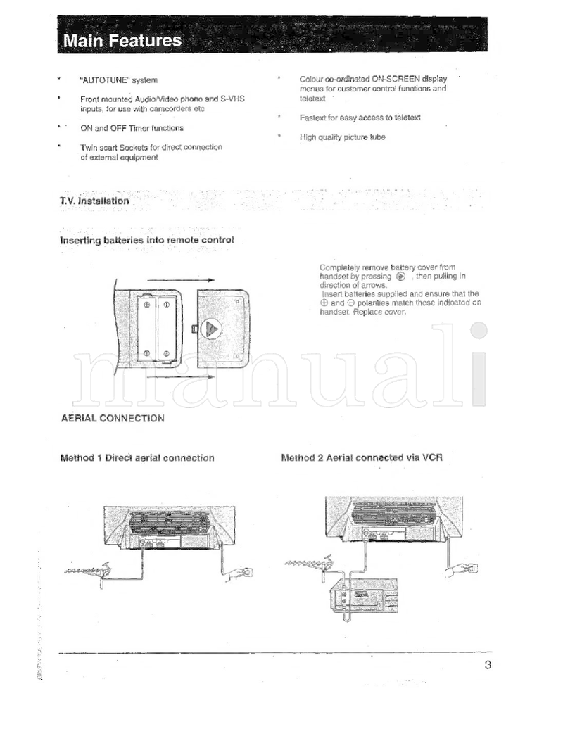 Hitachi CL2546TAN (50 pages) TV Operating Manual
