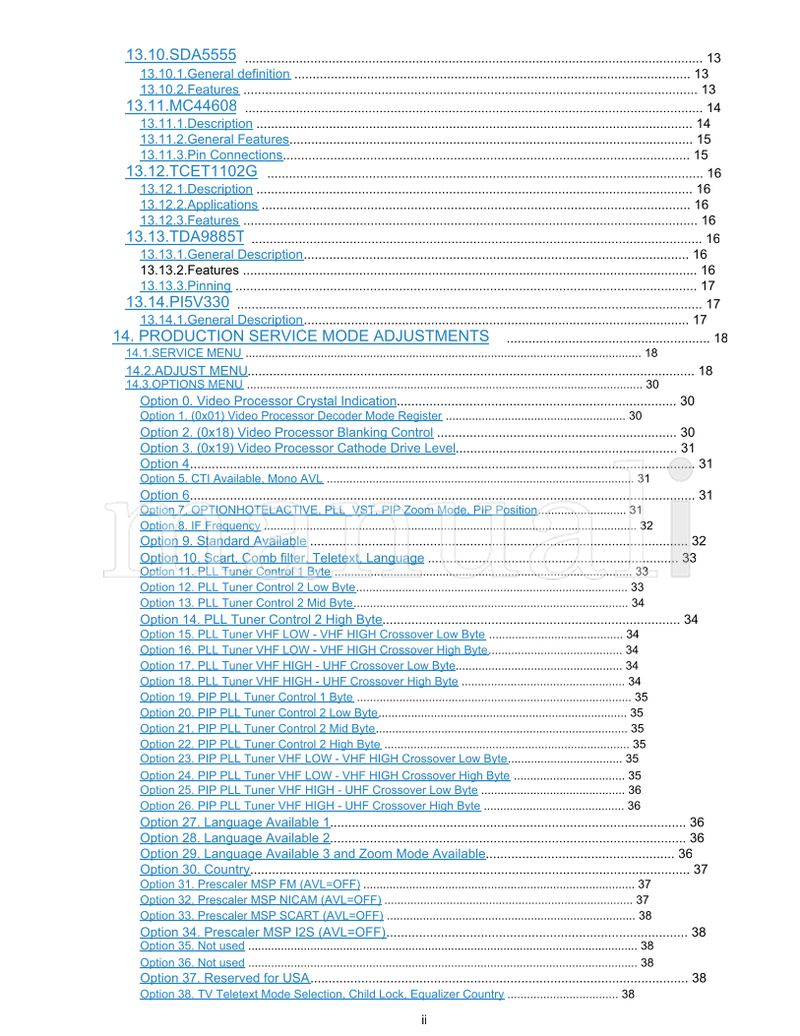 Hitachi C28W460N CL28W460N C28WF560N CL28WF560N C32WF560N CL29F60N (66 pages) TV Service Manual