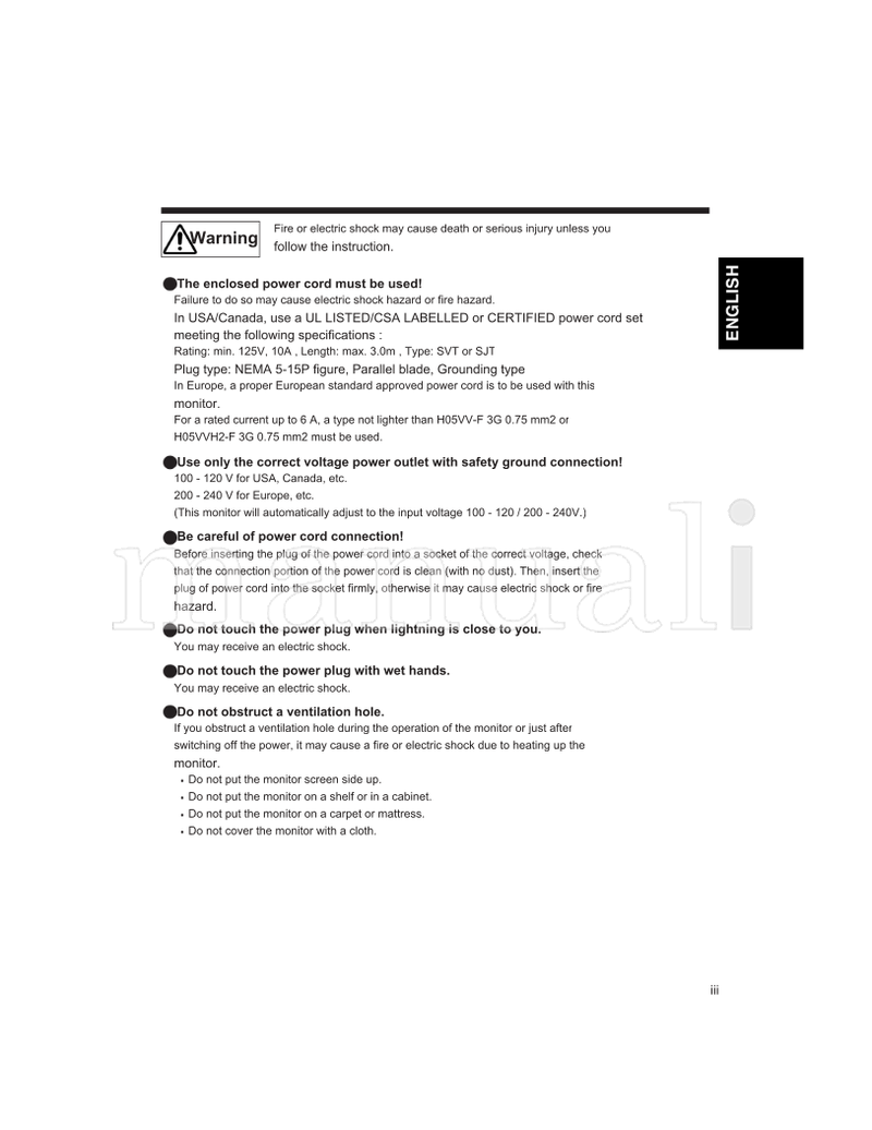 Hitachi CMP402HDU (35 pages) TV Operating Manual