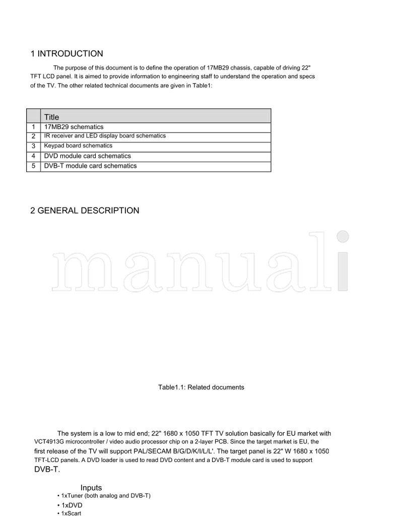 Hitachi L22DP03C L22DP03U (38 pages) TV Service Manual