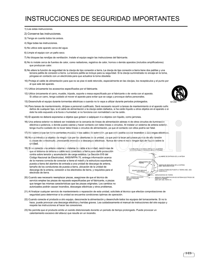 Hitachi LE29H307 LE32S407 LE32H217 LE39S407 LE39H217 (30 pages) TV Operating Manual