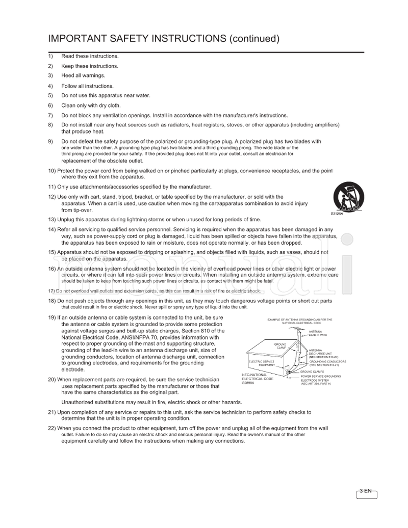 Hitachi LE39E407 OGE40739103013 (33 pages) TV Operating Manual