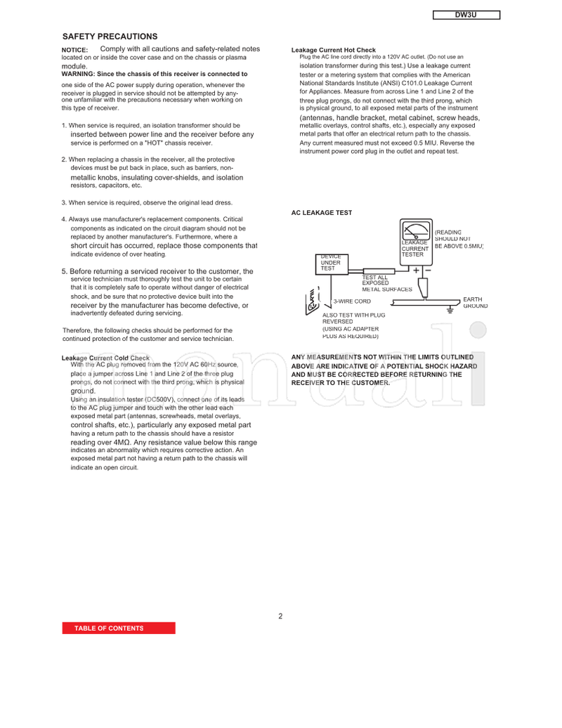 Hitachi SM00001 P60X901 (143 pages) TV Service Manual