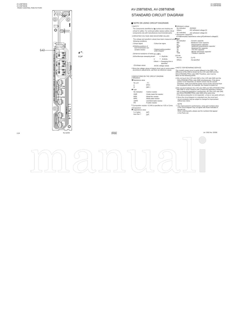 JVC AV25BT6ENS AV25BT6ENB 52056 (44 pages) TV Service Manual