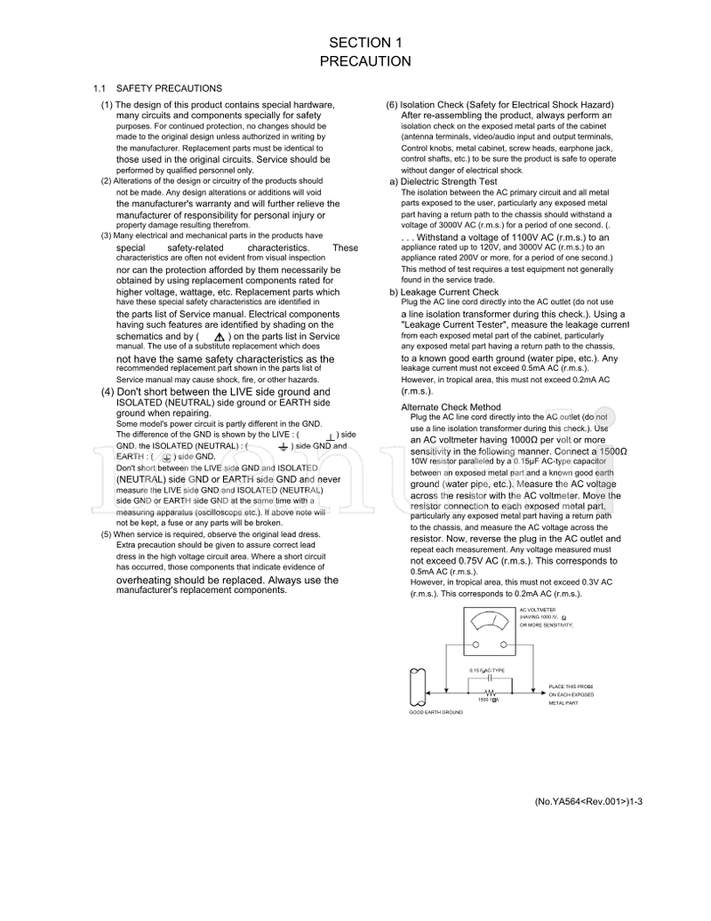 JVC LT-42FX77 (106 pages) TV Service Manual