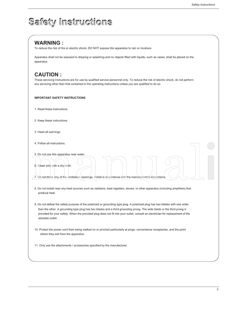 LG 15LA6R 20LA6R (28 pages) TV Operating Manual
